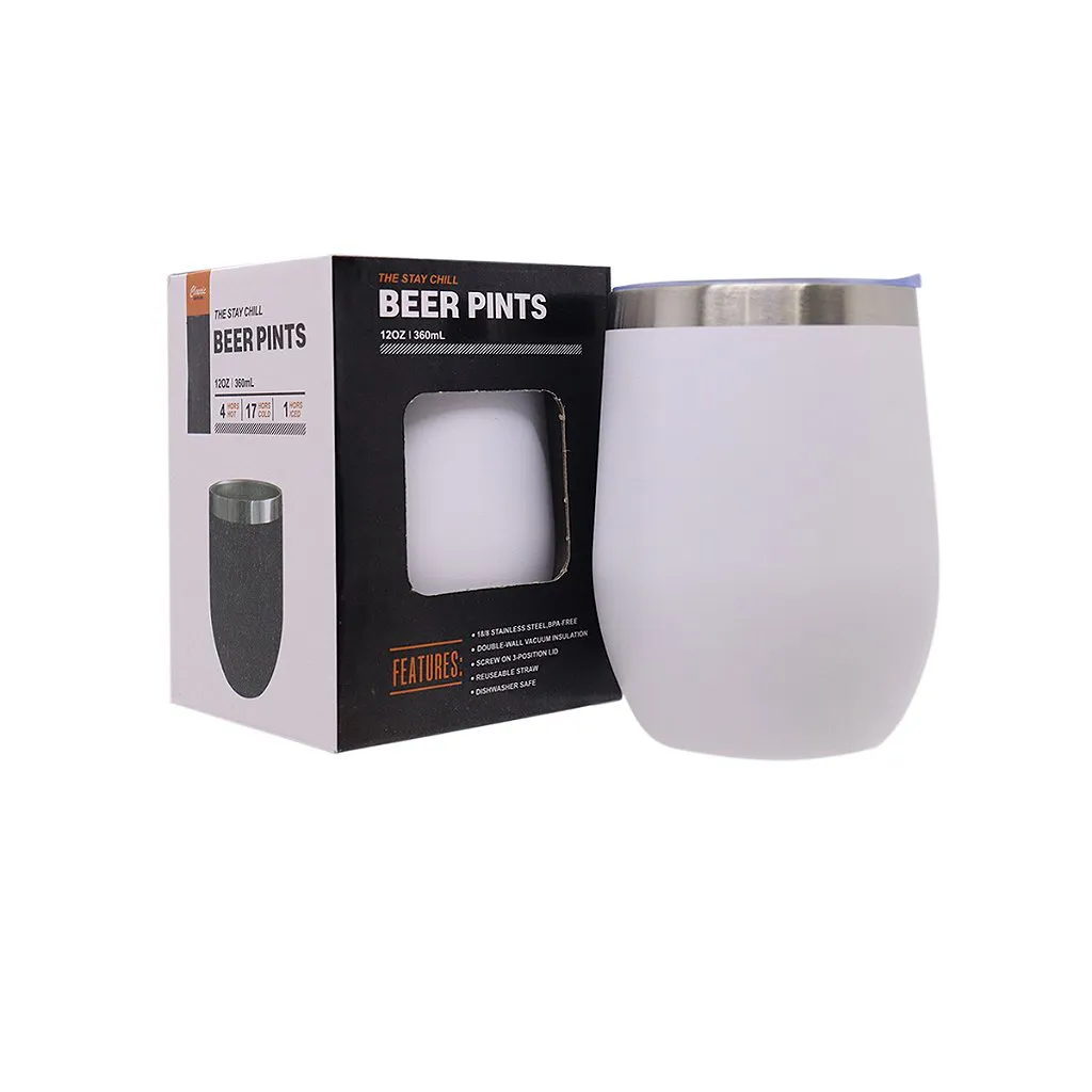 Copo Térmico Cuia Com Tampa 360ml